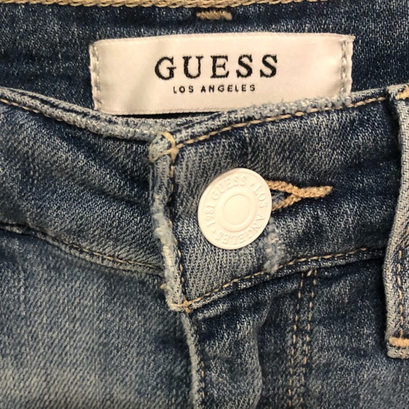 Guess Ombré Ripped High Waisted Shorts - Picture 3 of 3